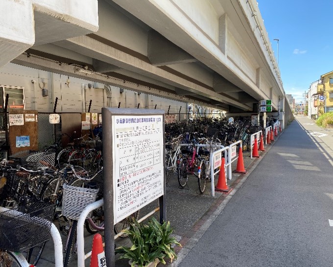 小島新田駅周辺自転車等駐車場第1施設の写真